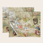 Peter Rabbitâs Neighbourhood by Beatrix Potter Placemat Gallery Image 1