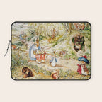 Peter Rabbitâs Neighbourhood by Beatrix Potter Laptop Sleeve Gallery Image 1