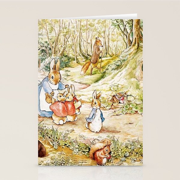 Peter Rabbitâs Neighbourhood by Beatrix Potter Stationery Card Gallery Image 2