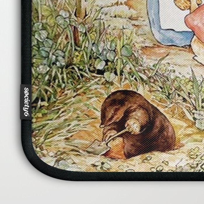 Peter Rabbitâs Neighbourhood by Beatrix Potter Laptop Sleeve Gallery Image 3