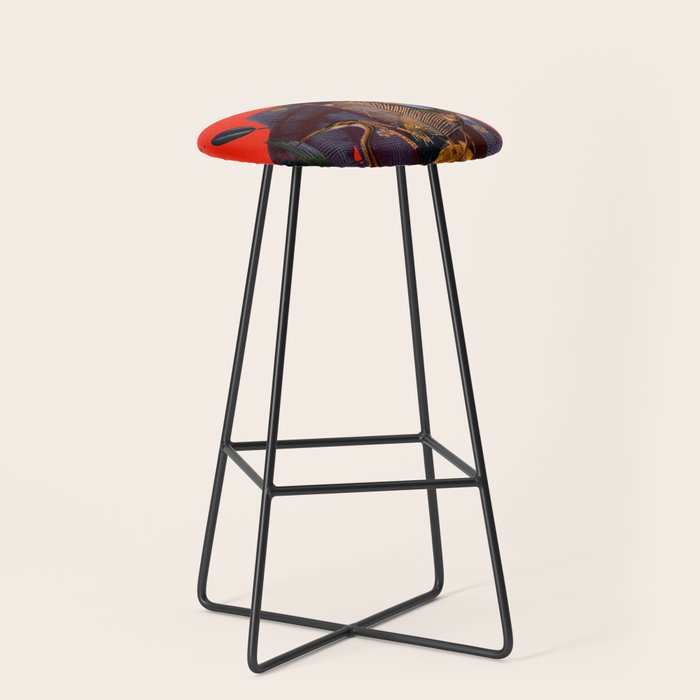 Midnight Jazz in New Orleans V Stool Gallery Image 1