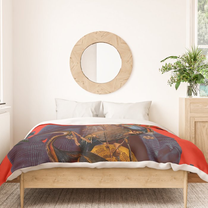 Midnight Jazz in New Orleans V Duvet Cover Gallery Image 3