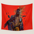 Midnight Jazz in New Orleans V Wall Tapestry Gallery Image 4