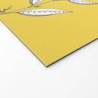 Wildflower line drawing | Botanical Art Welcome Mat Gallery Image 2