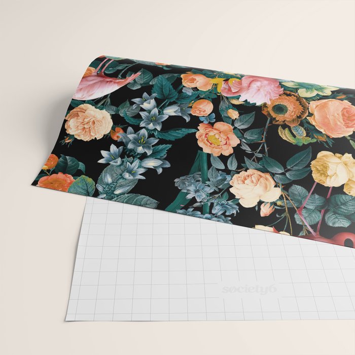 Floral and Flemingo II Pattern Wrapping Paper Gallery Image 2