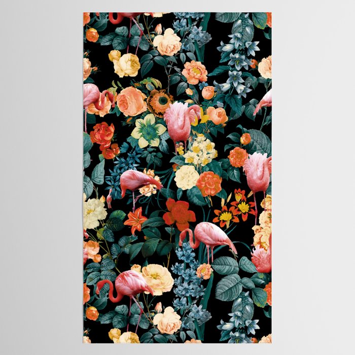 Floral and Flemingo II Pattern Tablecloth Gallery Image 2