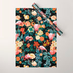 Floral and Flemingo II Pattern Wrapping Paper Gallery Image 1
