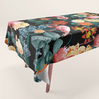Floral and Flemingo II Pattern Tablecloth Gallery Image 1