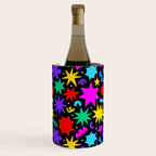 Colorful fun abstract star shape pattern Wine Chiller Gallery Image 2