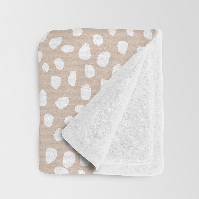 Jaguar | Neutral Throw Blanket Gallery Image 3