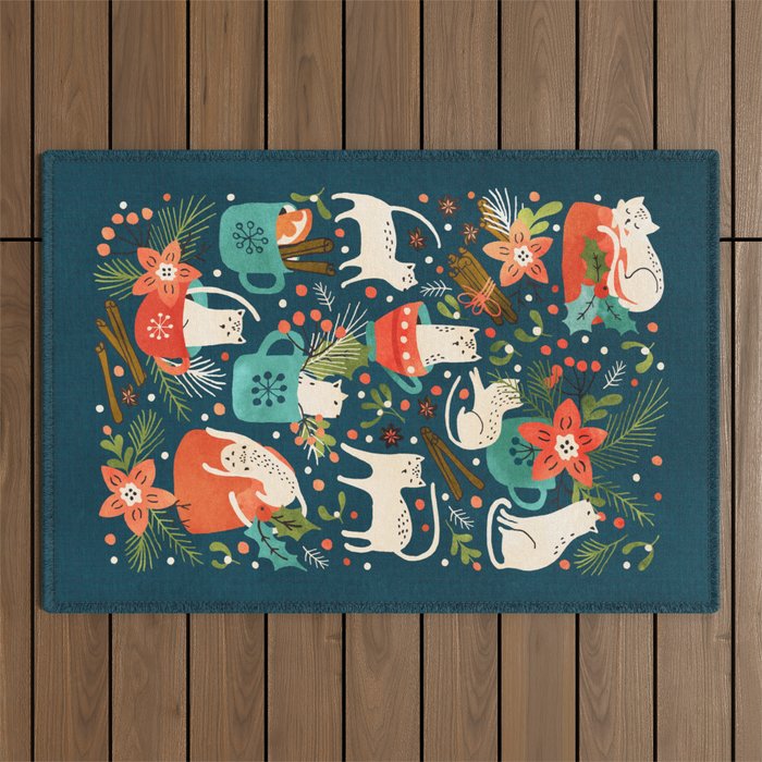 Spicy Kittens Outdoor Rug Gallery Image 1
