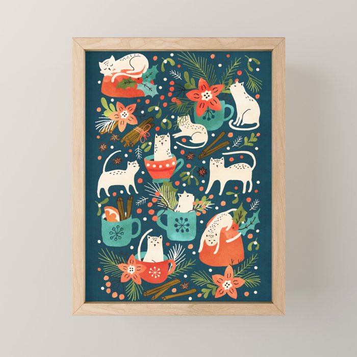 Spicy Kittens Mini Art Print Gallery Image 1