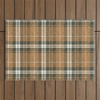 fall plaid - warm neutrals Outdoor Rug Gallery Image 1