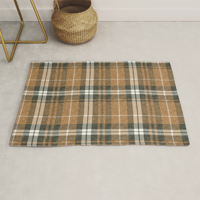 fall plaid - warm neutrals Rug Gallery Image 1