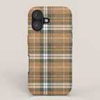 fall plaid - warm neutrals iPhone Case Gallery Image 1