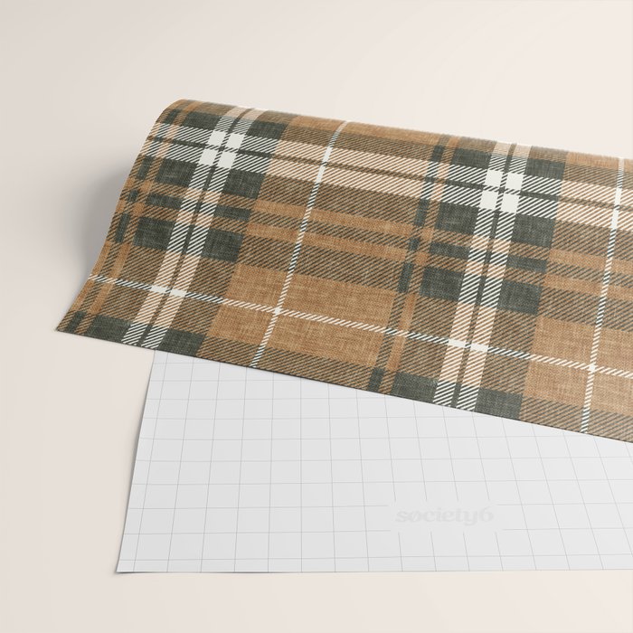 fall plaid - warm neutrals Wrapping Paper Gallery Image 2