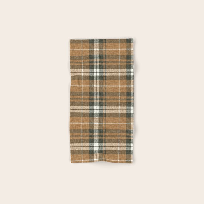 fall plaid - warm neutrals Bath Towel Gallery Image 1