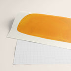 Minimalist Mid century Painting Colorful Yellow Blue Shapes Patterns Wrapping Paper Gallery Image 2