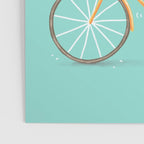 Cockatiel on a Bicycle Poster Gallery Image 3