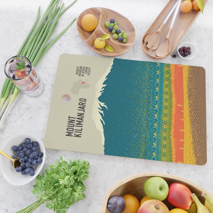 Mount Kilimanjaro Cutting Board Gallery Image 2