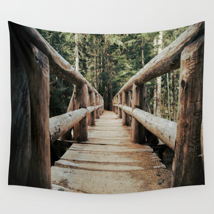 Trail Bridge II Wall Tapestry Gallery Image 1