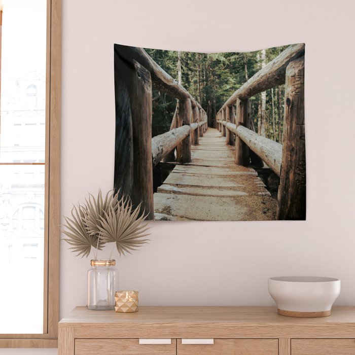 Trail Bridge II Wall Tapestry Gallery Image 2