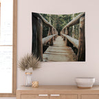 Trail Bridge II Wall Tapestry Gallery Image 2
