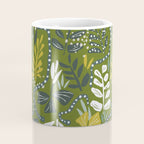 Cozy collection: mix and match happy florals Green leaves love Coffee Mug Gallery Image 4