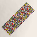 bright & tiny - blue Yoga Mat Gallery Image 1