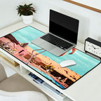 Flamingo on Holiday Desk Mat Gallery Image 2