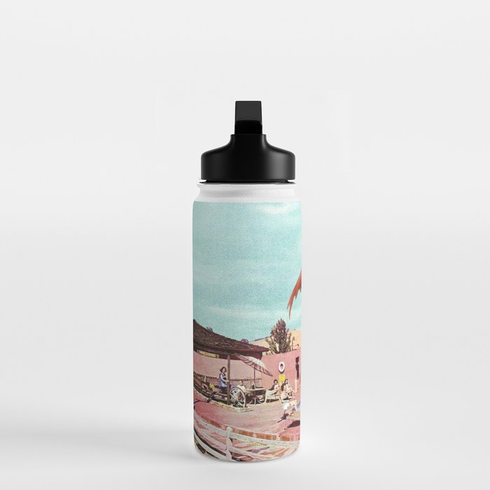 Flamingo on Holiday Water Bottle Gallery Image 3