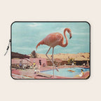 Flamingo on Holiday Laptop Sleeve Gallery Image 1