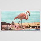 Flamingo on Holiday Desk Mat Gallery Image 3