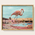 Flamingo on Holiday Serving Tray Gallery Image 1