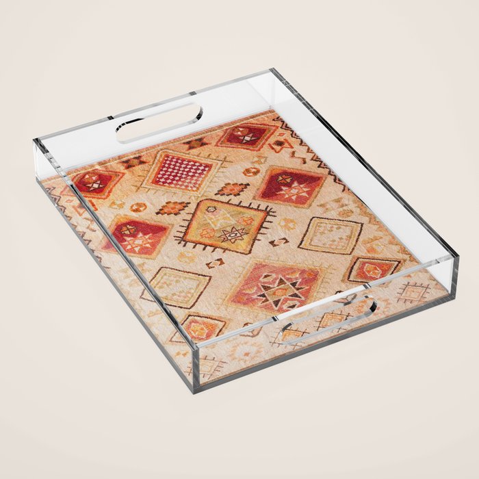 Traditional Oriental Desert Bohemian Moroccan Style  Acrylic Tray Gallery Image 1