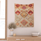 Traditional Oriental Desert Bohemian Moroccan Style  Wall Tapestry Gallery Image 2