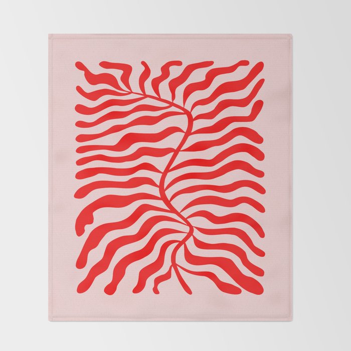 Funky Herbs: Matisse Edition Throw Blanket Gallery Image 2