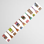 Paddles Lake Oars Colorful Table Runner Gallery Image 3