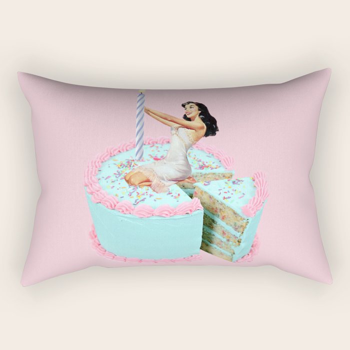 birthday girl Rectangular Pillow Gallery Image 2