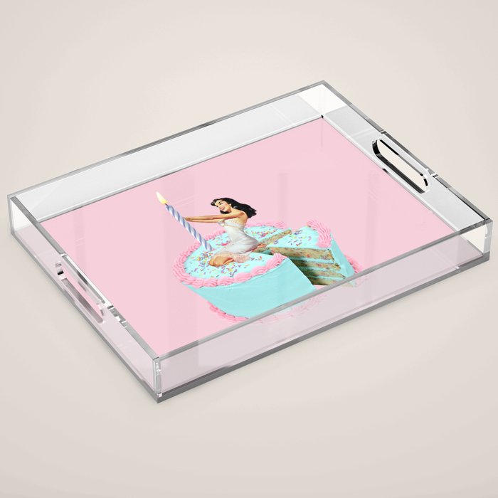 birthday girl Acrylic Tray Gallery Image 1
