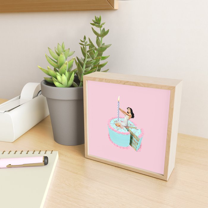 birthday girl Mini Art Print Gallery Image 2