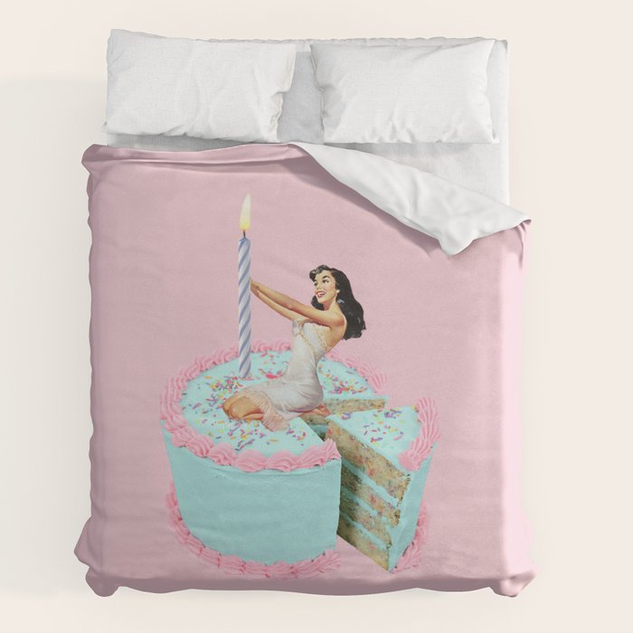 birthday girl Duvet Cover Gallery Image 2