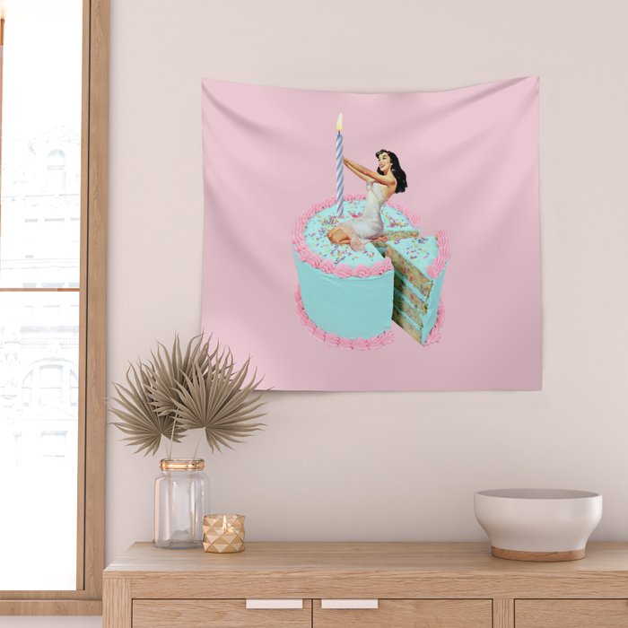 birthday girl Wall Tapestry Gallery Image 2