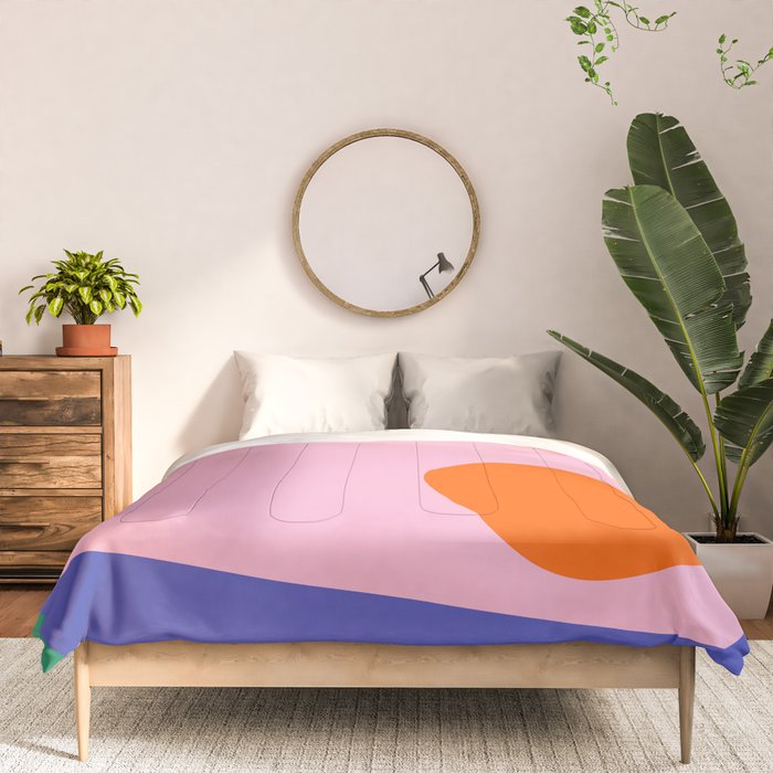 Abstract Modern Colorblock Comforter Gallery Image 3