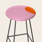Abstract Modern Colorblock Stool Gallery Image 2