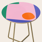 Abstract Modern Colorblock Side Table Gallery Image 2