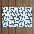 Halloween ghosts pattern  Outdoor Rug Gallery Image 1