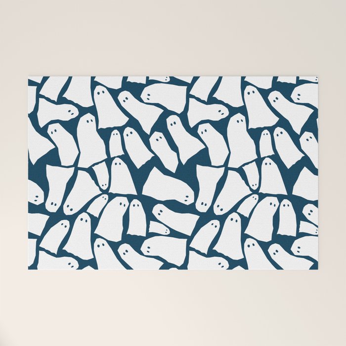 Halloween ghosts pattern  Welcome Mat Gallery Image 1