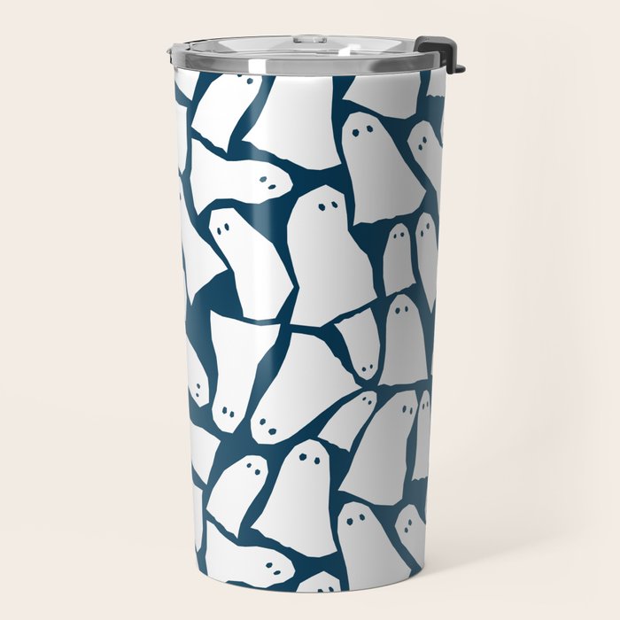 Halloween ghosts pattern  Travel Mug Gallery Image 2
