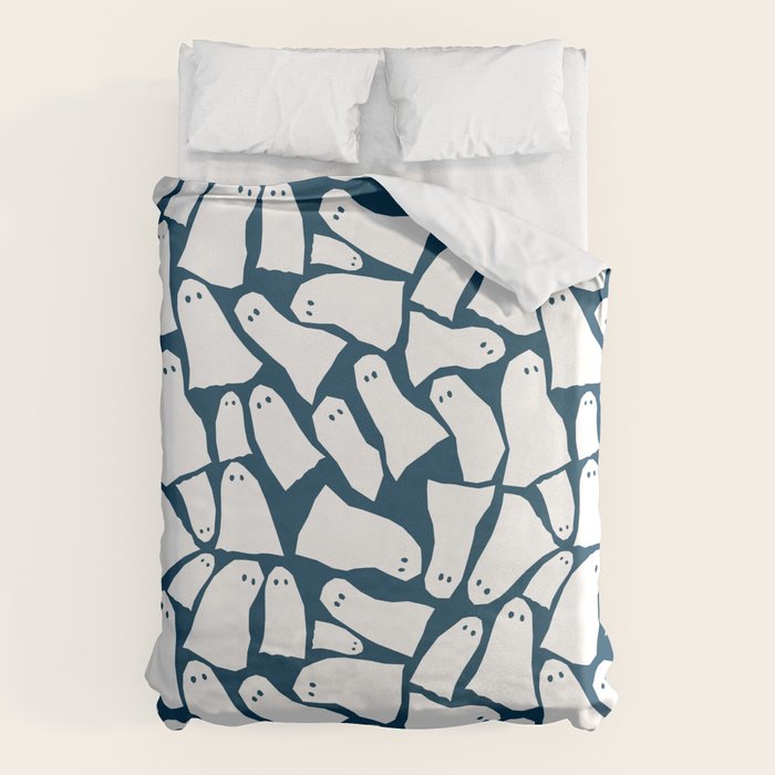 Halloween ghosts pattern  Duvet Cover Gallery Image 6